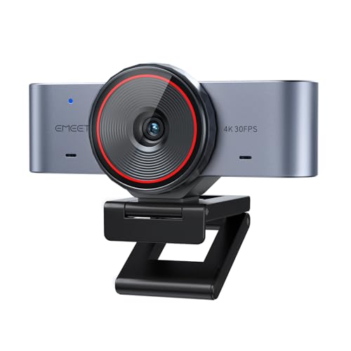 EMEET C960 Ultra 4K Webcam for Mac & PC, 1/1.5" Large Sensor, Metal Body, 0.2s Autofocus, DRC, Whiteboard Mode, Built-in Privacy Cover, 2 Mics, USB Webcam 4K for Meetings, Streaming & Content Creation - style: 4K Ultra