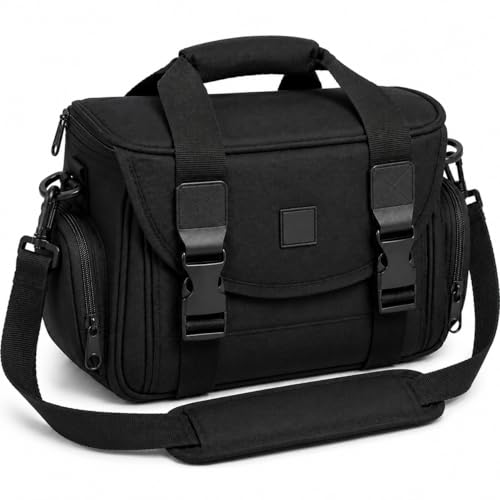 eCostConnection Extra Large Camera Bag Fully Padded Gadget Case with Dual Buckles for Sony,Nikon, Canon, Olympus, Pentax, Panasonic, Samsung & Many More SLR Cameras & Camcorders - size: Extra Large