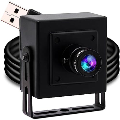 ELP Mini Box USB Camera for Computer 5megapixel HD Webcam with 3.6mm Lens for Machine Vision OV5640 UVC USB2.0 Lightburn PC Camera for Engraving Machine,3D Printer,Robot,3D Scanner - color: 3.6mm Lens Mini, style: USB Camera