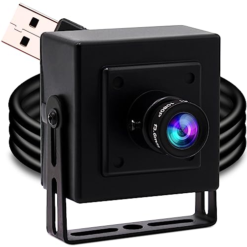 ELP Mini Box USB Camera for Computer 5megapixel HD Webcam with 3.6mm Lens for Machine Vision OV5640 UVC USB2.0 Lightburn PC Camera for Engraving Machine,3D Printer,Robot,3D Scanner - color: 3.6mm Lens Mini, style: USB Camera
