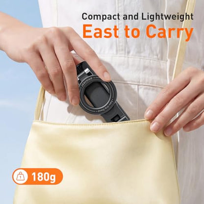 AMAZEAR Phone Camera Grip with Selfie Stick Tripod, Cellphone Accessories with Detachable Wireless Shutter Button for iPhone 16 17 Pro Max, Comfort Ergonomic Smartphone Handle Holder, Black - color: Black