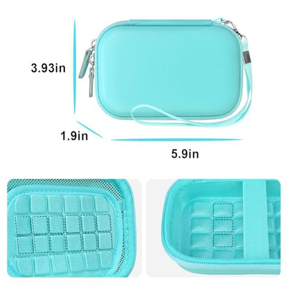 Canboc Carrying Case for KODAK PIXPRO FZ55/ FZ45/ FZ43/ FZ53 16MP Digital Camera, Video Vlogging Camera Bag, Zipper Mesh Pocket fit Cable, Green (Case Only) - color: Regular-Green