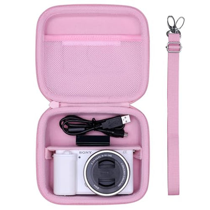 XANAD Hard Case for Sony a6400/a6700/a6100/a6000/a5000/a5100/ZV-E10/ZVE10 II or Fujifilm X100VI / X100V Digital Camera (Pink) - color: Pink
