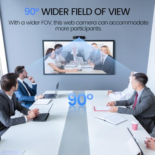 EMEET C960 1080P Webcam with Microphone, 2 Mics, 90° FOV, USB Type-A & A-to-C Adapter, Fixed Focus, Plug&Play Computer Camera for Zoom/Teams/Facetime/YouTube/Google Meet/Switch 2 Camera, 2025 Version - style: 1080P Updated