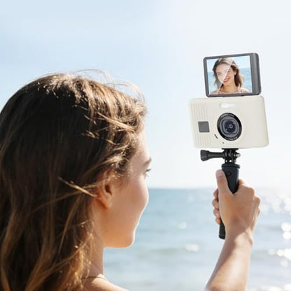 Case for Kodak PIXPRO C1 accessories,Soft Silicone Protective Case,Comes with 2 Screen Protectors and 1 Wrist Strap - Off white - color: Off white