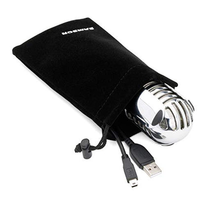 Samson Meteor Mic USB Condenser Podcasting Podcast Recording Desktop Microphone