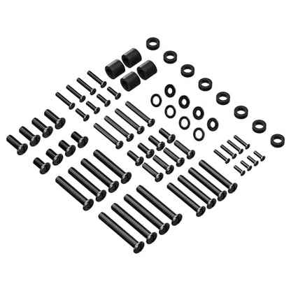 WALI Universal TV Mounting Hardware Kit Set Includes M4 M5 M6 M8 TV Screws and Spacer Fit Most TVs up to 80 inch (UVSP), Black - size: Mounting Hardware Kit