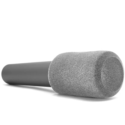 Defean 2 Pack Microphones Pop Filter Compatible with JBL PartyBox Wireless Mic Microphones,for Fifine Amplitank K688 Microphone, Replacement Windscreen Flocked Foam - Cylinder Shape (Grey)