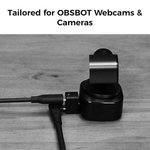 OBSBOT USB-A to USB-C 3.0 Cable 65ft/20m, Webcam Cable, Ultra HD 4K High-Speed Data Transfer, Compatibility Tiny 3/Tiny 3 Lite/Tail Air/Tiny 2/Meet 2/Tiny 2 LIte/Tiny SE/Meet SE