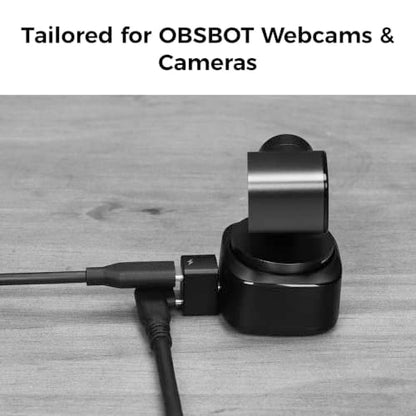 OBSBOT USB-A to USB-C 3.0 Cable 65ft/20m, Webcam Cable, Ultra HD 4K High-Speed Data Transfer, Compatibility Tiny 3/Tiny 3 Lite/Tail Air/Tiny 2/Meet 2/Tiny 2 LIte/Tiny SE/Meet SE