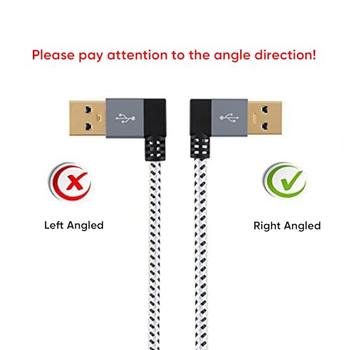 CableCreation Short USB 3.0 Extension Cable Right Angle 1FT, 90 Degree Male to Female Extender Cord for Flash Drives, Keyboard, Scanners, VR,PlayStation, 0.3M Space Grey - size: 1FT, style: Right Angle