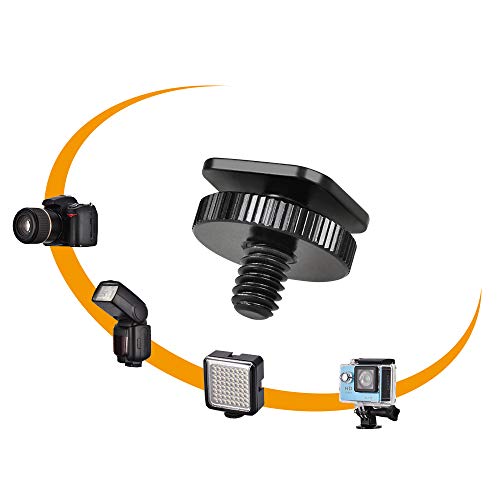 4-Pack 1/4 Inch Camera Adapter Screws: Versatile Flash Hot Shoe Mounts for DSLR Camera Rigs, Tripods, and Accessories