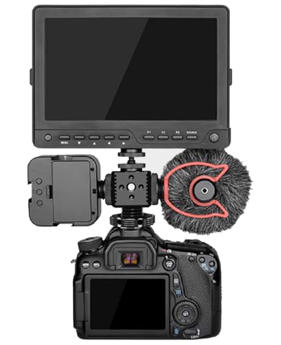 Cold Shoe Mount Adapter,Cold Shoe Extension - Triple Shoe Mount Extender for Camera,Monitor,Flash Accessories, Bracket for Led Lights,Microphones,Audio Recorder,Video Camera,Cage Accessories