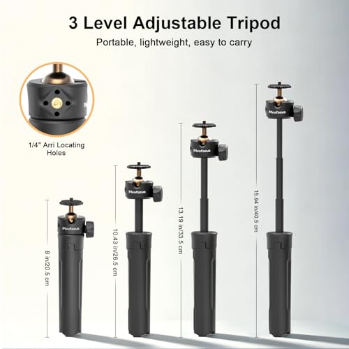 Extendable Mini Camera Quick Release Tripod, One Click Quick Open Desktop Stand for DJI Osmo Pocket 4/3, 360° Ball Head Vlog Travel Selfie Stick Handle Grip for DSLR DJI Osmo Action - color: T1016