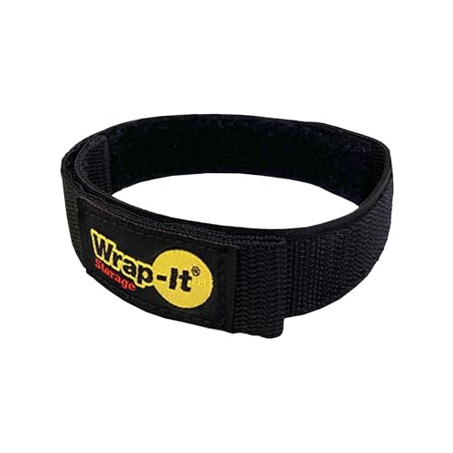 Quick-Straps by Wrap-It Storage - 18" (8-Pack) Black - Hook and Loop Hose and Cable Organizers - color: Black, size: 18" (8 Pack)