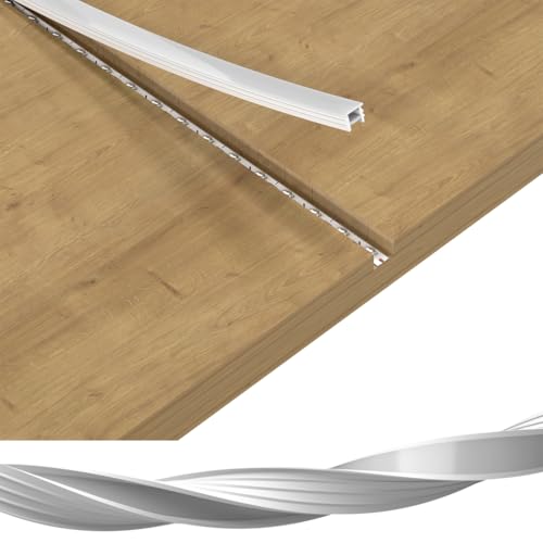 BTF-LIGHTING Silicone LED Channel System 9.8Ft for ≤5mm Width LED Strip | Flexible LED Neon Rope Channel Diffuser, Spotless Milky White Cover for Kitchen Cabinet, Rooms, and Patio(No LED Strip) - size: 9.8FT, style: 8X8mm