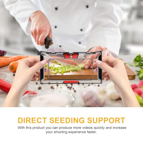 Hand-held Phone Video Stabilizer Grip Smartphone Rig for Vlogging Filmmaking with Portable Cage Frame Suitable for Mobile Phone Video Recording