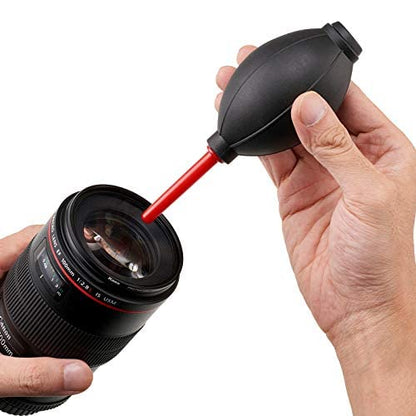 Patelai Camera Cleaning Kit Include Cleaning Pen Brush, Blower Brush Dust Cleaner, Air Blaster Blower Lens Cleaning Kit for Camera, SLR, Telescope, Magnifying Glass, Phone
