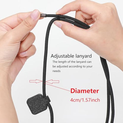 For DJI Mic Mini Clip Magnetic Mounting Accessories,Magnetic Neck Adjustable necklace lanyard - size: For DJI Mic Mini/Mic 3