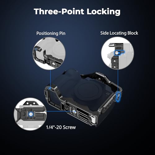SmallRig HawkLock Quick Release Cage Kit for Sony Alpha 7R V/Alpha 7 IV/Alpha 7S III/Alpha 7 V, Full Cage with Top & Side Handle, Cable Clamp (Upgraded Version)