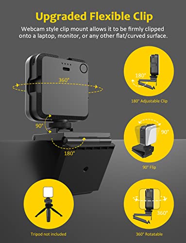 NexiGo 4K Business Webcam Kit, N60 Pro UHD Web Cam with Autofocus, 1080p 60 fps, Noise-Canceling Mics, Video Conference Light, Flexible Tripod Stand, for Switch 2/Zoom/Teams/Google Meet