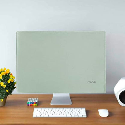 MOSISO Monitor Dust Cover 22, 23, 24, 25 inch Anti-Static Dustproof LCD/LED/HD Panel Case Computer Screen Protective Sleeve Compatible with iMac 24 inch, 22-25 inch PC, Desktop and TV, Antique Green - color: Antique Green, size: 22-25 inch