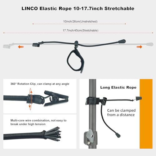 LINCO Lincostore Studio Backdrop Stand Clamp Clips Holder for Backgroud Muslin (10 Pack)