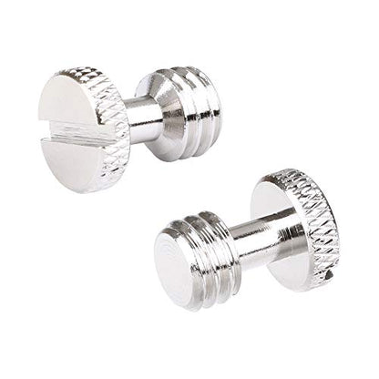 CAMVATE 3/8"-16 Slotted Screw for Camera Quick Release Plate (2 Pieces)