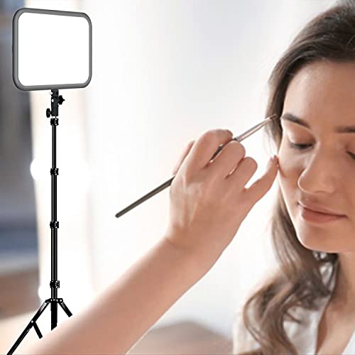 LED Video Light Panel, 45W LED Video Light Studio Photography Lighting, Super Slim Light Panel, Bi-Color Light 3200K–7500K, 8 Scene Lighting Effects