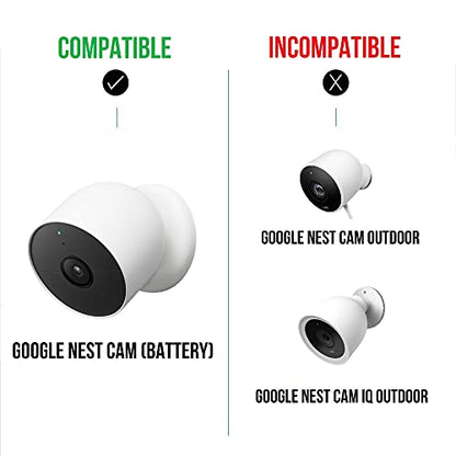 Wasserstein 26 ft Pogo Pin Cable and Adapter (5.2V/2A)- Power Cable Compatible with Google Nest Cam Outdoor or Indoor, Battery - 1 Pack (Nest Cam NOT Included) - size: 1-Pack
