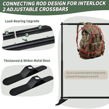 10x8FT Strengthen Heavy Duty Thick and Sturdier Backdrop Stand for Party - size: Thicker 10*8 FT