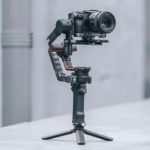 Treeroot Mini Camera Tripod, Tabletop Desktop Tripod with 1/4″-20 Screw for Smooth 4, Osmo Mobile, Vimble 2, Gimbal Handle Grip,Stabilizer and All Cameras-T00A4103