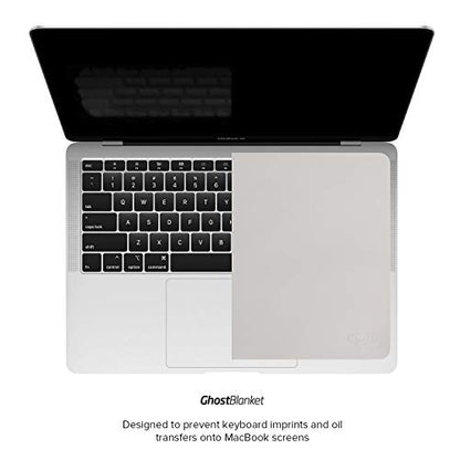 UPPERCASE GhostBlanket Screen Keyboard Imprint Protection Microfiber Liner and Cleaning Cloth 13" Compatible with MacBook Pro 13"/14", MacBook Air 13"/15", MacBook Neo 13" - size: 13"/14"/15" MacBook Pro/Air/Neo