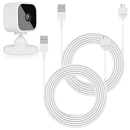 2Pack 25ft/7.5m Power Cable for Blink Mini, Extension USB Cable Continuously Charging Your Indoor Plug-in Smart Camera(Not for Blink mini 2)