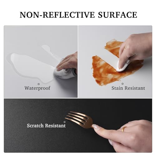 Product Photography Backdrop Boards, 3 Pack Double-Sided Black and White Photo Background, Waterproof Tabletop Backdrop Set for Small Products, Jewelry, Cosmetics, 12 x 12 & 12 x 16 Inch