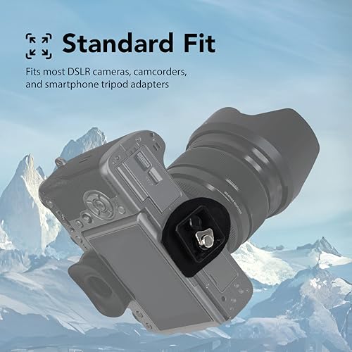 Foto&Tech 2 Pieces 27mm Tripod Quick Release Plate, Camera Mounting Adapter, Replacement Parts for Tripod, Compatible with Sunpak 50” AB-QR-50, TG-5060TR, ACUVAR 50" Inch - size: 27mm