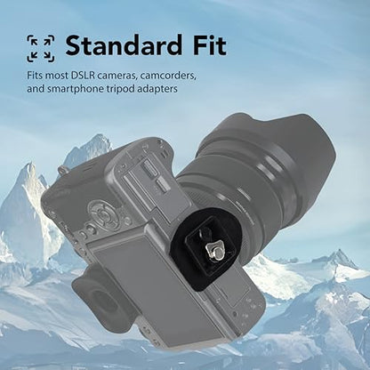Foto&Tech 2 Pieces 27mm Tripod Quick Release Plate, Camera Mounting Adapter, Replacement Parts for Tripod, Compatible with Sunpak 50” AB-QR-50, TG-5060TR, ACUVAR 50" Inch - size: 27mm