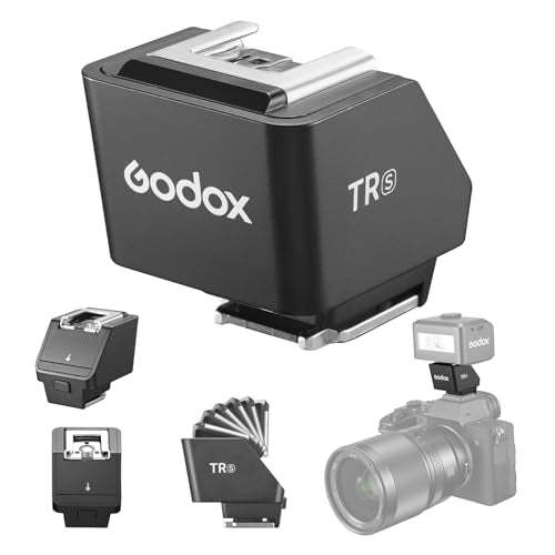 Godox TR-S TTL Camera Flash Hot Shoe Riser for Sony, Compatible with Godox iT30Pro iT20 iT22 IM20 IM22 IM30, 0-90° Tilting Head for Soft Bounce Light and Direct Flash - size: Godox TR-S