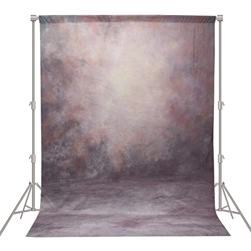 Abstract Professional Photography Backdrop for Portrait Photo Props Booth Background Photoshoot Studio with Polyester Fabric Roller Pocket on Top (8x10,Purple,No Stand) - color: Clay purple, size: 8'x10'