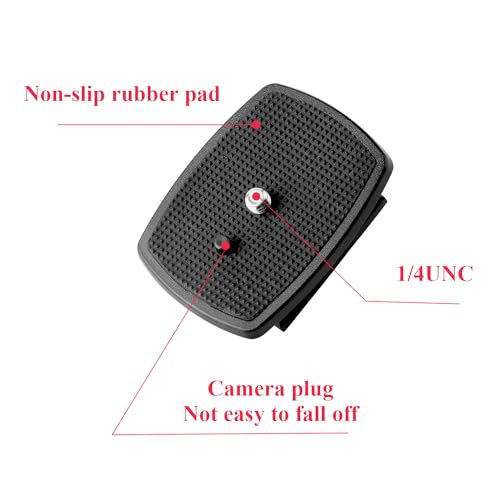 2-Pack Universal 43x43mm Quick Release Plate Set for Velbon Tripods, Compatible with CX-444, CX-888, CX-460, DF-50 - Durable, Easy-to-Use Quick Release System for Efficient Photography - color: 43*43mm