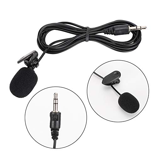 fosa1 5pcs Clip Collar Computer Wired Microphone, Mini Omnidirectional Condenser Small Home Game Mic Professional Shirt Lapel Lav Mic for Podcast, Recording,Camera, PC, Indoor, Outdoor