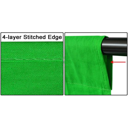 10x10 Chromakey Green Screen Muslin Backdrop 100% Photography Photo Video Green Screen