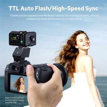 Godox TR-C TTL Hot Shoe Riser for Canon Camera, Hot Shoe Extender for Godox iT30Pro-C iT20-C iT22-C iM30 iM20 iM22 Mini Flash, 0-90° Tilt Adjustment, Raises Flash 30mm Height to Reduce Lens Shadow - size: TR-C