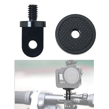 MEETOOT 2pcs Camera Tripod Adapter, 1/4" - 20 Conversion Adapter for Action Camera to 1/4" Screw Adapter Mount Accessories