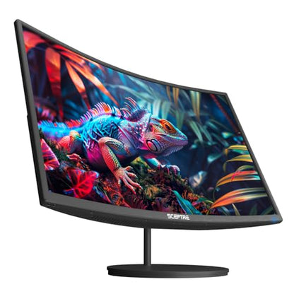 New! Sceptre Curved 24-inch Gaming Monitor 100Hz 1080p R1500 98% sRGB HDMI x2 VGA Build-in Speakers, VESA Wall Mount Machine Black 2026 (C248W-1920RN Series) - style: 24" Curved Gaming 2025