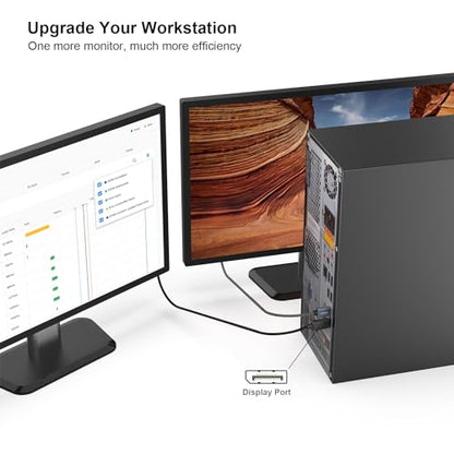 4K DisplayPort to HDMI 6 Feet Cable 5 Pack, Uni-Directional DP 1.2 Computer to HDMI 1.4 Screen Cable Compatible with HP, ThinkPad, AMD, NVIDIA, Desktop - color: 5 PACK, size: 6 ft
