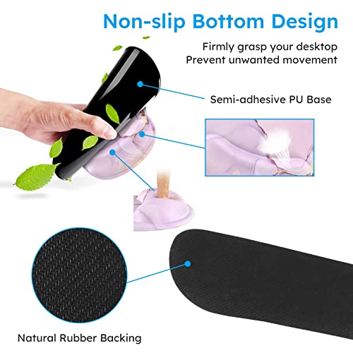 iCasso Desk Mat, Gaming Mouse Pad Wrist Support Set,4in1 XXL Large Mousepad + Keyboard Wrist Rest+Mouse Wrist Rest+Coaster Set with Ergonomic Design for Home Office Table Computer-Glitter Marble - color: Glitter Marble