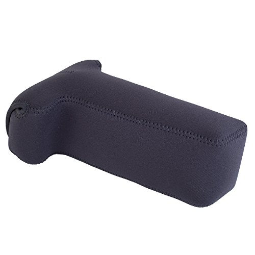 OP/TECH USA Soft Pouch – Compact digital camera case, lightweight accessories pouch, sleek neoprene sleeve for DSLR, perfect for backpacks & travel – durable protection in style D-SLR Tele| Black - color: Black, style: D-slr Tele