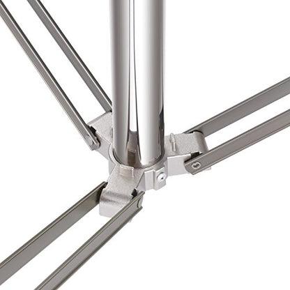 NEEWER 102"/2.6m Stainless Steel Light Stand, Spring Cushioned Heavy Duty Photography Tripod with 1/4” to 3/8” Universal Screw Adapter for Strobe, LED Video Lighting, Ringlight, Monolight, Softbox - style: ST-260SS