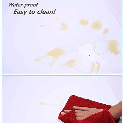 Meking PVC Backdrop 39x78Inch/100x200cm PVC Background Matte White & Black Photography Backgrounds White Vinyl Backdrop for Product Photo Video Photography Studio -Black/White - color: Matte Black/White